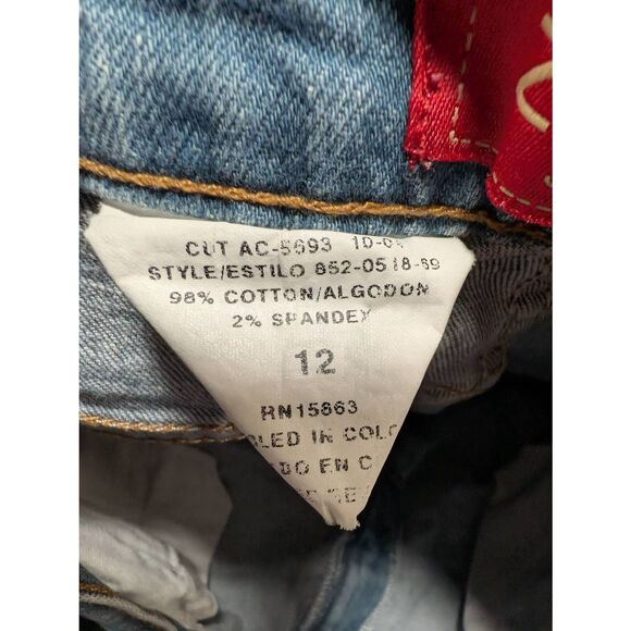 Zena Jeans Light wash Straight Leg Women's Size 12 - Picture 4 of 6